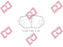 ������� ��������� �������� ��������/AN-451K; �PF-9382; �D9024; �GDB3132/Djparts-BP1097 BP1097 ����
