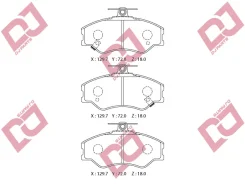 ������� ��������� �������� ��������/AN-8018WK; �D11112M; �GDB3089/Djparts-BP1105 BP1105 ����
