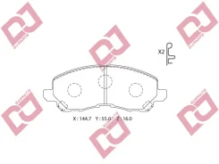 ������� ��������� �������� ��������/AN-650WK; �PF-3469; �D6108; �GDB3287/Djparts-BP1151 BP1151 ����