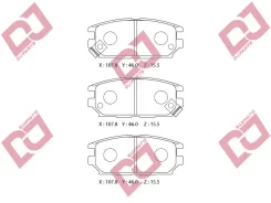 ������� ��������� �������� ������/AN-348WK; �PF-3272; �D6049M; �GDB3199/Djparts-BP1152 BP1152 ����