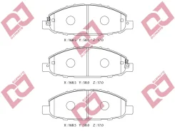 ������� ��������� �������� ��������/AN-665WK; �PF-2475; �D1253M; �GDB7236/Djparts-BP1163 BP1163 ����