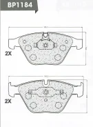 ������� ��������� �������� ��������/GDB1498/Djparts-BP118�4 BP1184 ����