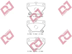������� ��������� �������� ������/AN-635WK; �PF-1454; �D2204M; �GDB3243/Djparts-BP1234 BP1234 ����