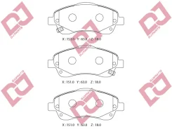 ������� ��������� �������� ��������/AN-708WK; �D2233M; �GDB3336/Djparts-BP1236 BP1236 ����