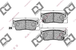 ������� ��������� �������� ��������/AN-273WK; �PF-9298; �D9010M; �GDB885/Djparts-BP1293 BP1293 ����