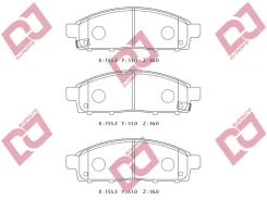 ������� ��������� �������� ��������/AN-767WK; �PF2556; �D1294M; �GDB3435/Djparts-BP1309 BP1309 ����