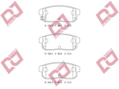 ������� ��������� �������� ������/Nissan 440604U010, AN-669WK, PF-2467, D1239M, GDB7184/Djparts-BP1353 BP1353 ����