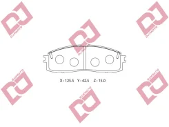 ������� ��������� �������� ������/AN-353K; �PF-1142; �D2062; �GDB872/Djparts-BP1402 BP1402 ����