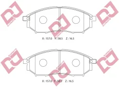 ������� ��������� �������� ��������/AN-605WK; �PF-2444; �D1231; �GDB7042/Djparts-BP1410 BP1410 ����