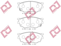 ������� ��������� �������� ��������/AN-494WK; �PF-5418; �D3101M; �GDB3253/Djparts-BP1415 BP1415 ����