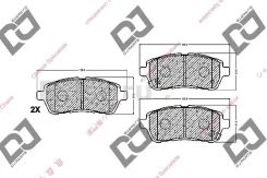 ������� ��������� �������� ��������/AN-754WK; �PF-5562; �D0051M; �GDB3437/Djparts-BP1437 BP1437 ����