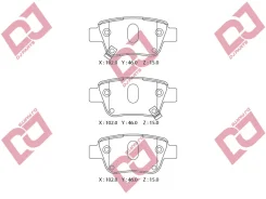 ������� ��������� �������� ������/AN-709WK; �PF-1528; �D2239; �GDB3456/Djparts-BP1608 BP1608 ����