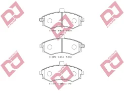 ������� ��������� �������� ��������/D11142; �GDB3378/Djparts-BP1617 BP1617 ����