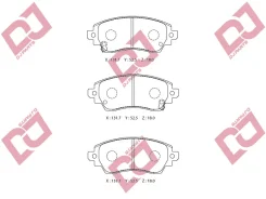 ������� ��������� �������� ��������/D2194M; �GDB3333/Djparts-BP1631 BP1631 ����