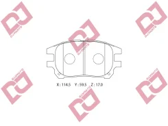 ������� ��������� �������� ��������/AN-678WK; �PF-1481; �D2232; �GDB7684/Djparts-BP1633 BP1633 ����