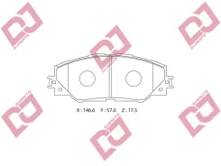 ������� ��������� �������� ��������/AN-732K; �PF-1530; �D2268; �GDB3424/Djparts-BP1637 BP1637 ����