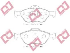 ������� ��������� �������� ��������/AN-686K; �PF-5495; �D3120; �GDB1419/Djparts-BP1698 BP1698 ����