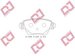 ������� ��������� �������� ������/GDB1525/Djparts-BP1701 BP1701 ����