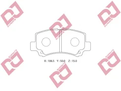 ������� ��������� �������� ��������/AN-477K; �PF-9406; �D9026; �GDB3221/Djparts-BP1855 BP1855 ����