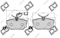 ������� ��������� �������� ������/Ford 1133448, VW 7D0698451B/Djparts-BP2009 BP2009 ����