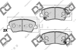 ������� ��������� �������� ��������/D11283MH/Djparts-BP21�61 BP2161 ����