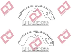������� ��������� ���������� Nissan Sunny N14 �. �. 44060-47L25 Djparts BS1039 BS1039 ����