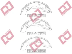 ������� ��������� ���������� Hyundai/Kia �. �. 5830525A00 Djparts BS1210 BS1210 ����