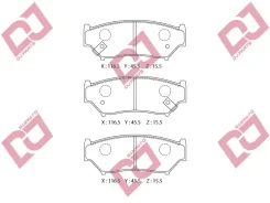 ������� ��������� �������� ��������/AN-370WK; �PF-9301; �D9019M; �GDB1174/Djparts-BP1844 BP1844 ����