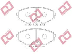 ������� ��������� �������� ��������/AN-372WK; �PF-2261; �D1165M; �GDB3273/Djparts-BP1161 BP1161 ����