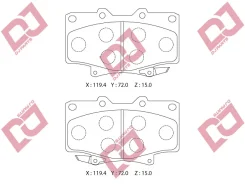 ������� ��������� �������� ��������/AN-336WK; �PF-1242; �D2094M; �GDB1154/Djparts-BP1220 BP1220 ����