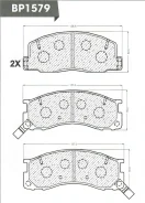 ������� ��������� �������� ��������/AN-379WK; �PF-1273; �D2138M; �GDB1195/Djparts-BP1579 BP1579 ����