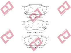������� ��������� �������� ��������/AN-378WK; �PF-8263; �D5019; �GDB325/Djparts-BP1741 BP1741 ����