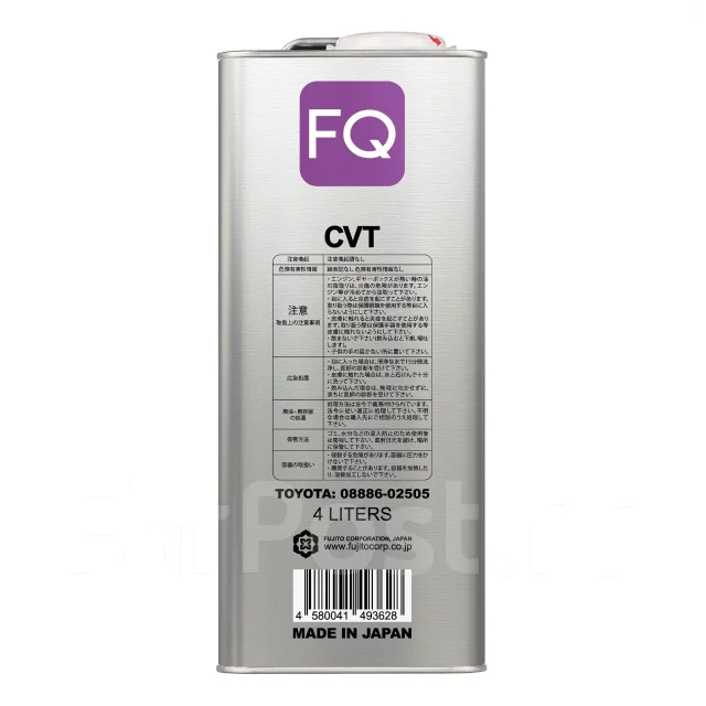 Трансмиссионное масло FQ CVT FE, 4л, FQ Fujito Quality, синтетическое ...