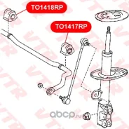 ������ ������������� ��������� ������ toyota avensis 1.6-2.0/2.0d/2.2d TO1417RP ����