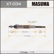 ����� ����������� Masuma (2L-TE), ���. XT-034 XT034 ����