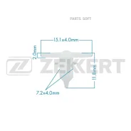������ �������� VAG (�����. ���-�� ������ 10 ��) Zekkert BE-3664 BE3664 ����