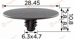 ������-�������� �/�������� ������ Nissan:65846-40F00. �������: AS-284 Clipsart AS284 ����