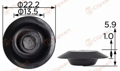 �������� �����������. D=12,4MM ������. �������: AS-306 Clipsart AS306 ����