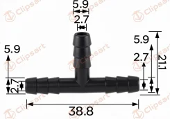 ����������� ������ ������ �-�������� OD=6.1MM ID=2.3MM. �������: AS-406 Clipsart AS406 ����