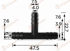 ����������� ������ ������ �-�������� D=7.6MM ID=3.8MM. �������: AS-407 Clipsart AS407 ����