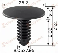 ������-�������� ������, ������� Ford : 389443S. �������: AS-431 Clipsart AS431 ����