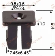 ������ 7,5x6,5mm �/������� D2,6mm ������. �������: AS-466 16503329 Clipsart AS466 ����