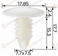 ������ ������� 7.7x15.3x17.9mm �����. �������: AS-529 W701259S300 Clipsart AS529 ����