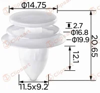 ������-�������� ������ ����� �����. �������: AS-639 6505292AA Clipsart AS639 ����