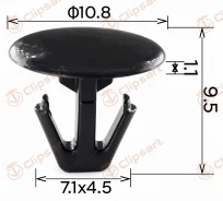 ������ �����. �������� �����������. �������: AS-663 91518-S10-003 Clipsart AS663 ����