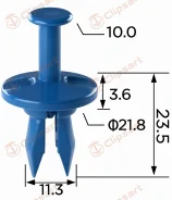 ������ ����� ��� ������ �������, �������� ��� 12,7 �� ��� GM 5973823. �������: AS-676 Clipsart AS676 ����