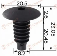 ������-�������� ��� VW, Ford, BMW, GM, Ford. �������: AS-942 N90201601H, �6998849, �51471904317, �2207713, �W702846S300 Clipsart AS942 ����