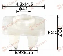 ������ 90189-06128 ������ 9,9X8,6MM �/�������. �������: AS-1006 Clipsart AS1006 ����