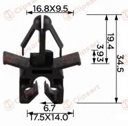 ������ ������ ��� ��������� ������ Toyota Lexus A000547315. �������: AS-1011 Clipsart AS1011 ����