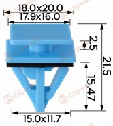 ������-�������� ������� ������. �������: AS-1152 87758-3l000 Clipsart AS1152 ����